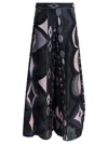 Pucci Jean Paul Gaultier Printed Cotton Sarong In Black