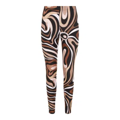 Pucci Trousers Blacks And Greys In Brown