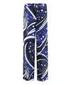 Pucci Fontane-print Silk Trousers In Multicolor