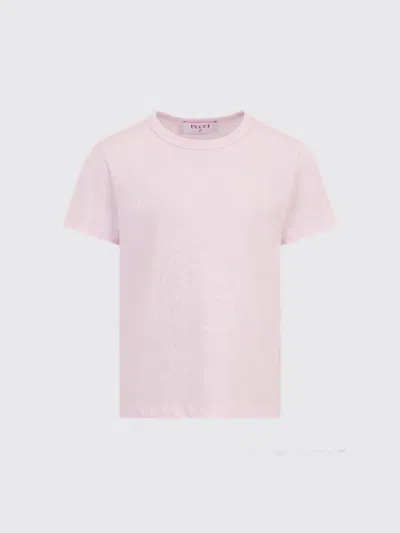 Pucci Kids'  Tシャツ ボーイ カラー ピンク In Pink