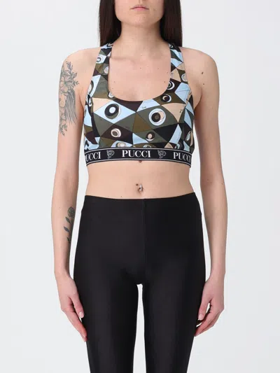 PUCCI T-SHIRT PUCCI WOMAN COLOR KAKI