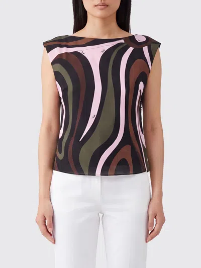 Pucci T-shirt Woman In Black