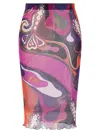 Pucci Tulle Skirt Skirts Multicolor In Multi