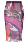 Pucci Tulle Skirt Skirts Multicolor In Multi