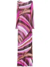 Pucci Iride-print Tulle Dress In Pink