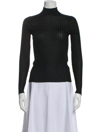 Pre-owned Pucci Turtleneck Sweater In Black