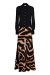 Pucci Geometric Print Chemisier Dress In Black