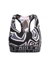 Pucci Geometric Racerback Top For Modern Style In Black