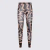 Pucci Sheer Abstract Patterned Hosiery With Elastic Waistband In Multi