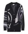 Pucci Embroidered Mohair Blend Oversize Cardigan In Multi