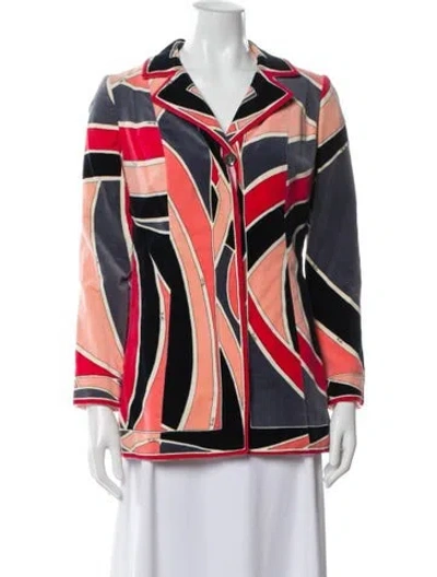Pre-owned Pucci Vintage 1960's Blazer In Pink