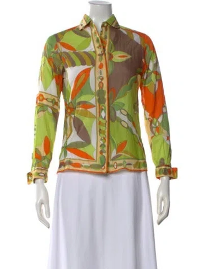 Pre-owned Pucci Vintage 1960's Top In Multi