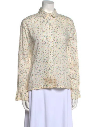 Pre-owned Pucci Vintage 1970's Blouse In Neutral