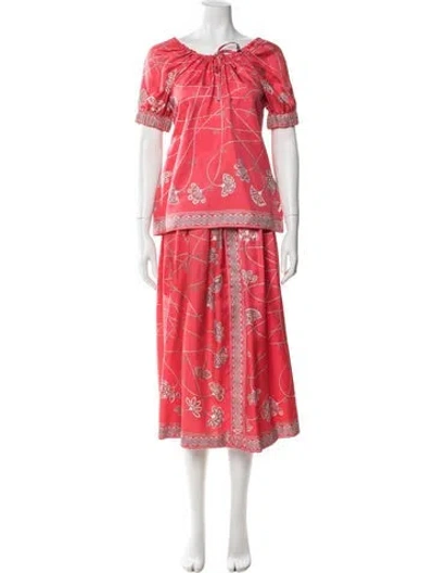 Pre-owned Pucci Vintage 1970's Skirt Set In Multi