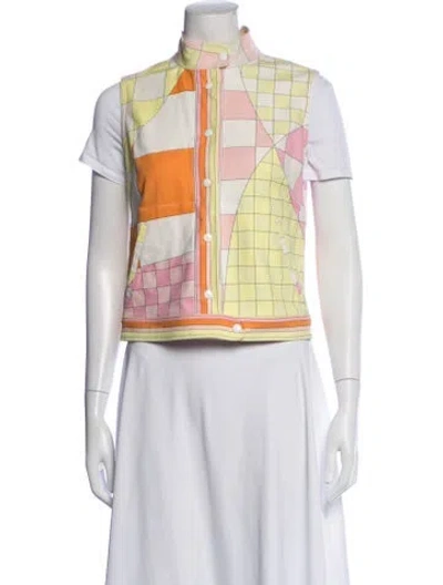 Pre-owned Pucci Vintage 1990's Jacket In Pink