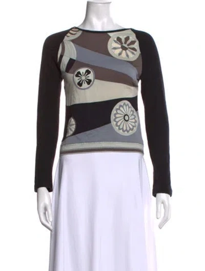 Pre-owned Pucci Vintage 1990's Top In Black