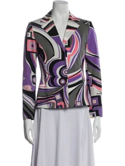 Pre-owned Pucci Vintage 2000's Blazer In Multi