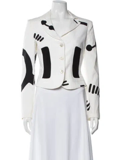 Pre-owned Pucci Vintage 2000's Blazer In White