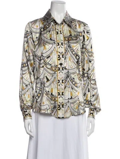 Pre-owned Pucci Vintage 2000's Blouse In Pink
