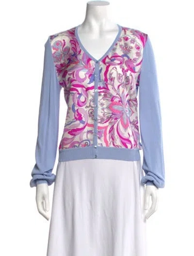Pre-owned Pucci Vintage 2000's Button-up Top In Multicolor