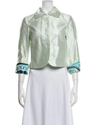 Pre-owned Pucci Vintage 2000's Jacket In Green