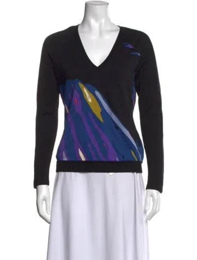 Pre-owned Pucci Vintage 2000's Sweater In Black
