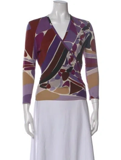 Pre-owned Pucci Vintage 2000's Sweater In Multi