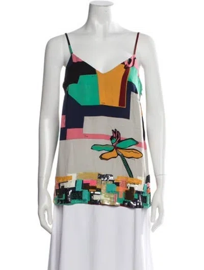 Pre-owned Pucci Vintage 2000's Top In Grey