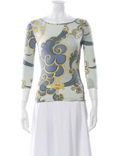 Pre-owned Pucci Vintage 2000's Top In Multi
