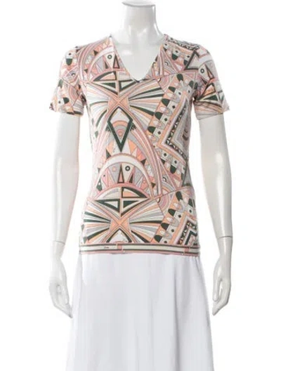 Pre-owned Pucci Vintage 2000's Top In Multi