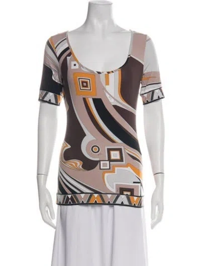 Pre-owned Pucci Vintage 2000's Top In Multi