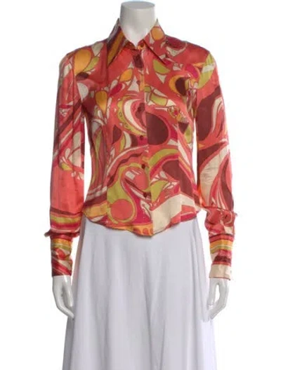 Pre-owned Pucci Vintage 2000's Top In Multi