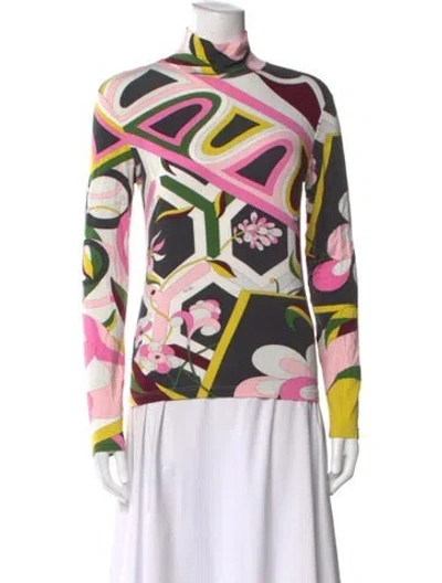 Pre-owned Pucci Vintage 2000's Top In Multi