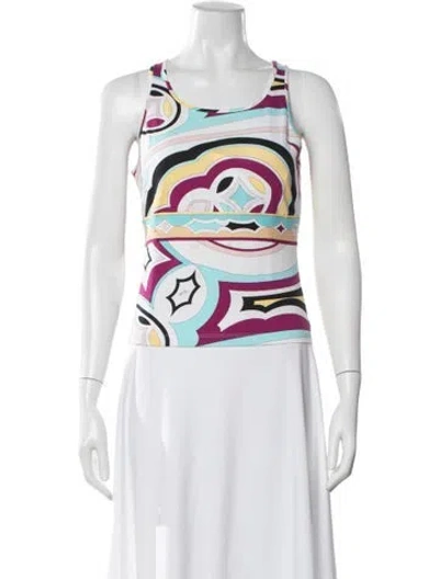 Pre-owned Pucci Vintage 2000's Top In Multi