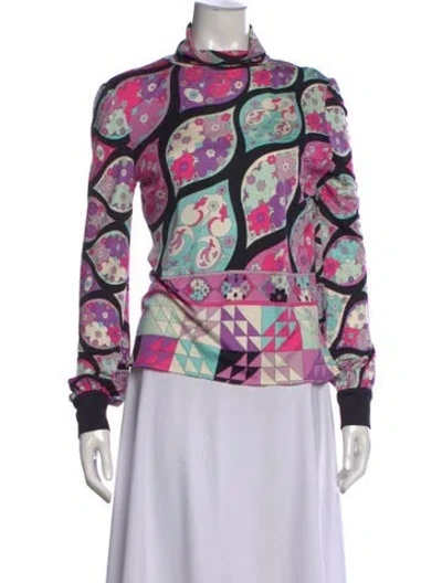 Pre-owned Pucci Vintage 2000's Top In Multi