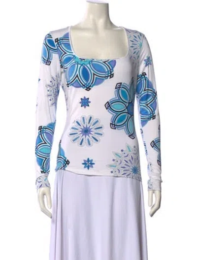 Pre-owned Pucci Vintage 2000's Top In Neutral