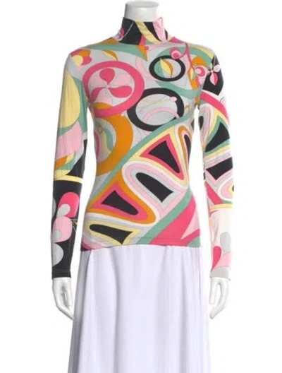 Pre-owned Pucci Vintage 2000's Top In Pink