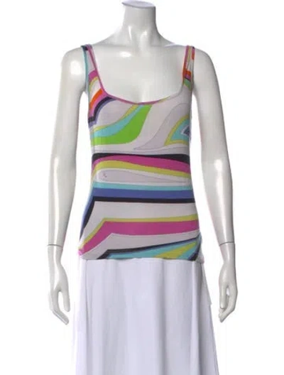 Pre-owned Pucci Vintage 2000's Top In Pink