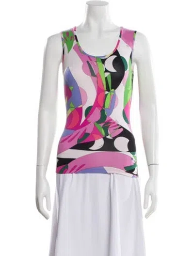 Pre-owned Pucci Vintage 2000's Top In Purple