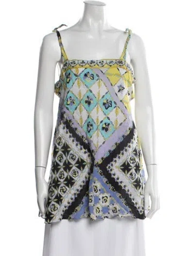 Pre-owned Pucci Vintage 2000's Top In Purple