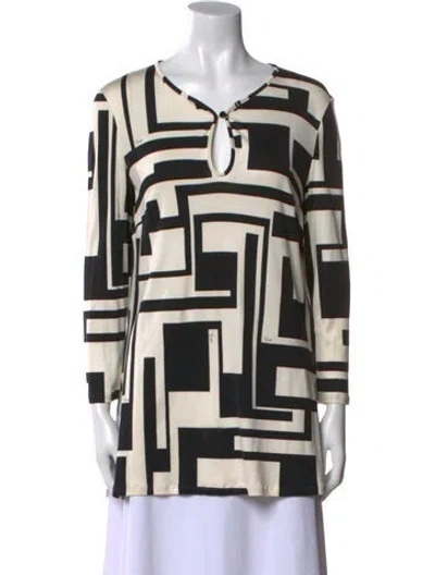 Pre-owned Pucci Vintage 2000's Tunic In Black