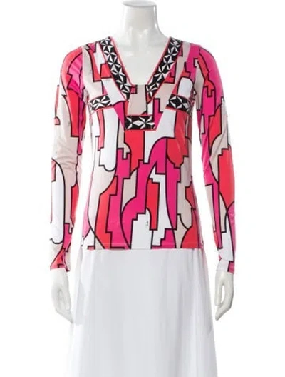 Pre-owned Pucci Vintage 2000's Tunic In Pink