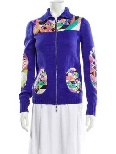 Pre-owned Pucci Vintage 2008 Sweater In Blue