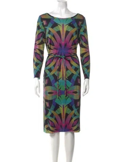 Pre-owned Pucci Vintage Knee-length Dress In Black