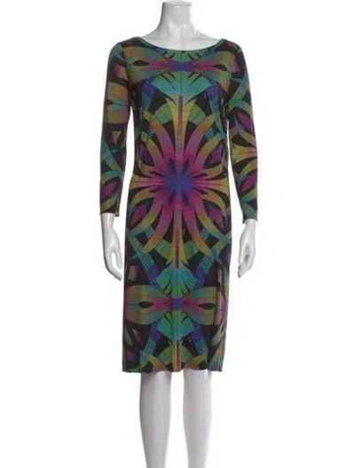 Pre-owned Pucci Vintage Knee-length Dress In Black