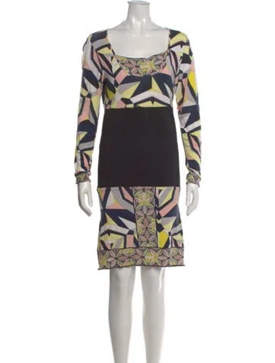 Pre-owned Pucci Vintage Knee-length Dress In Black