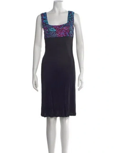 Pre-owned Pucci Vintage Knee-length Dress In Black