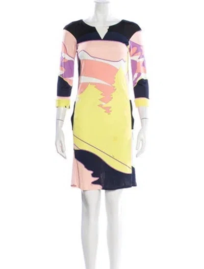 Pre-owned Pucci Vintage Knee-length Dress In Black