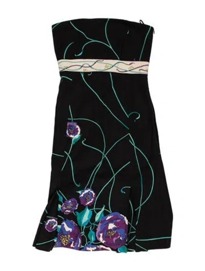 Pre-owned Pucci Vintage Knee-length Dress In Black