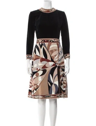 Pre-owned Pucci Vintage Knee-length Dress In Multi